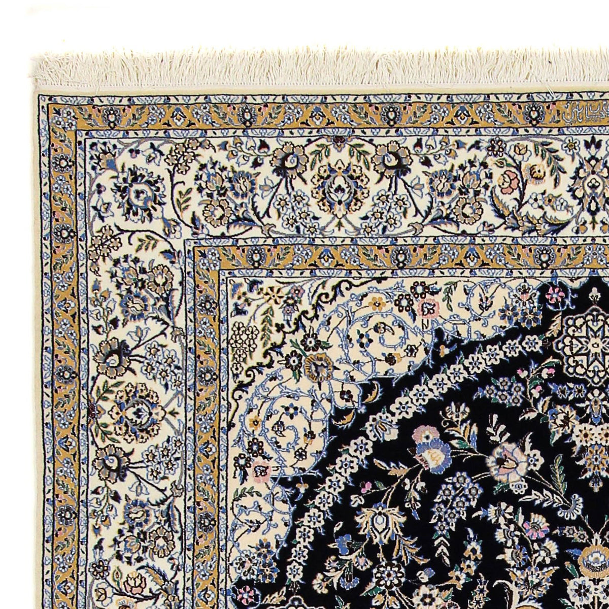 Persisk matta - Nain - Premium - 246 x 162 cm - mörkblå