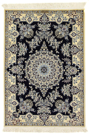 Persisk matta - Nain - Premium - 140 x 100 cm - mörkblå
