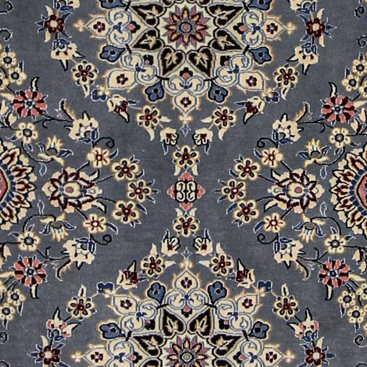 Persisk matta - Nain - Premium - 107 x 76 cm - grått