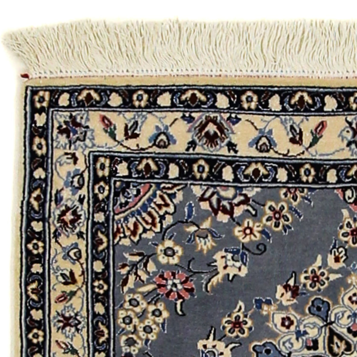 Persisk matta - Nain - Premium - 107 x 76 cm - grått