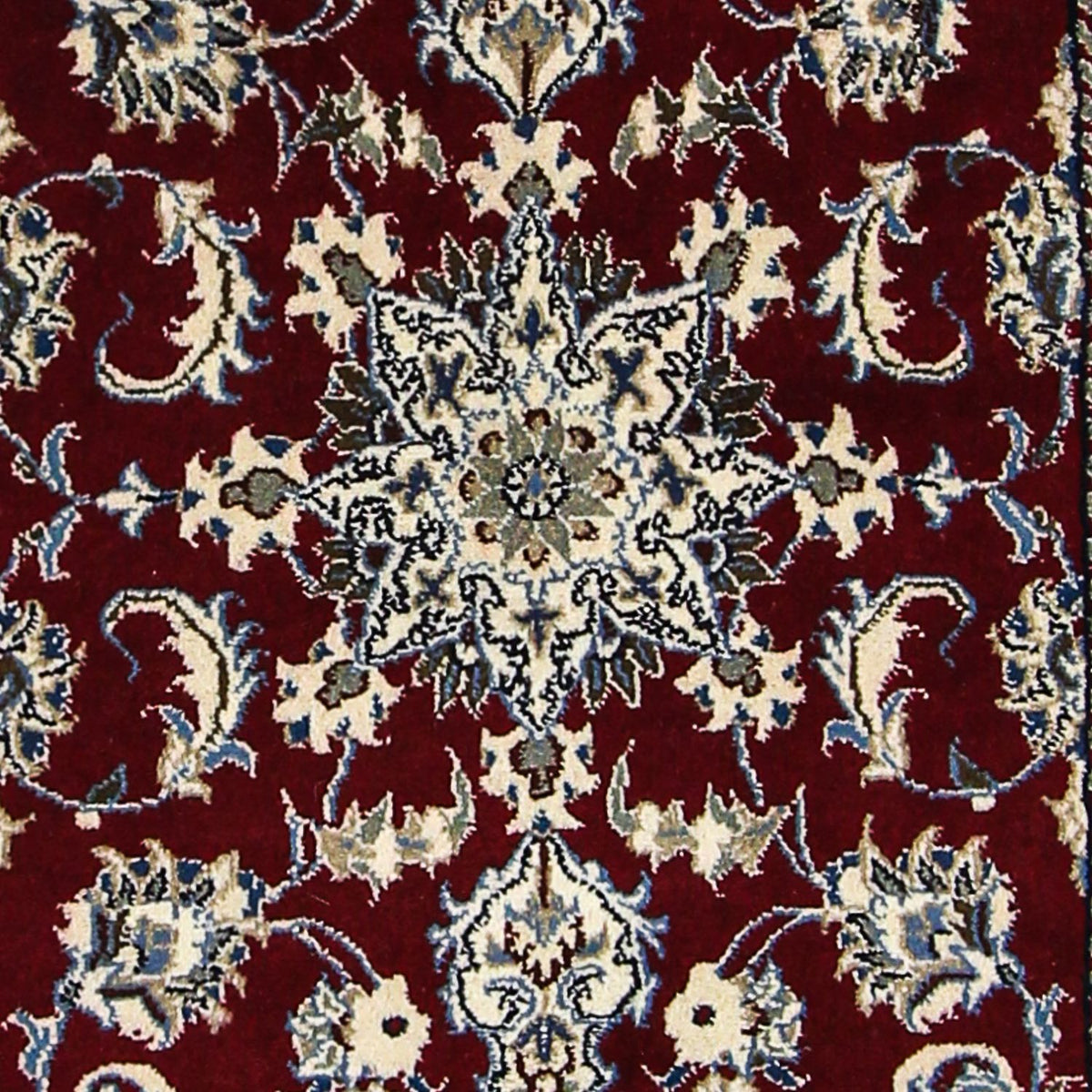 Runner Persisk matta - Nain - 283 x 78 cm - mörkröd