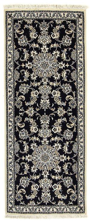 Runner Persisk matta - Nain - 192 x 78 cm - mörkblå