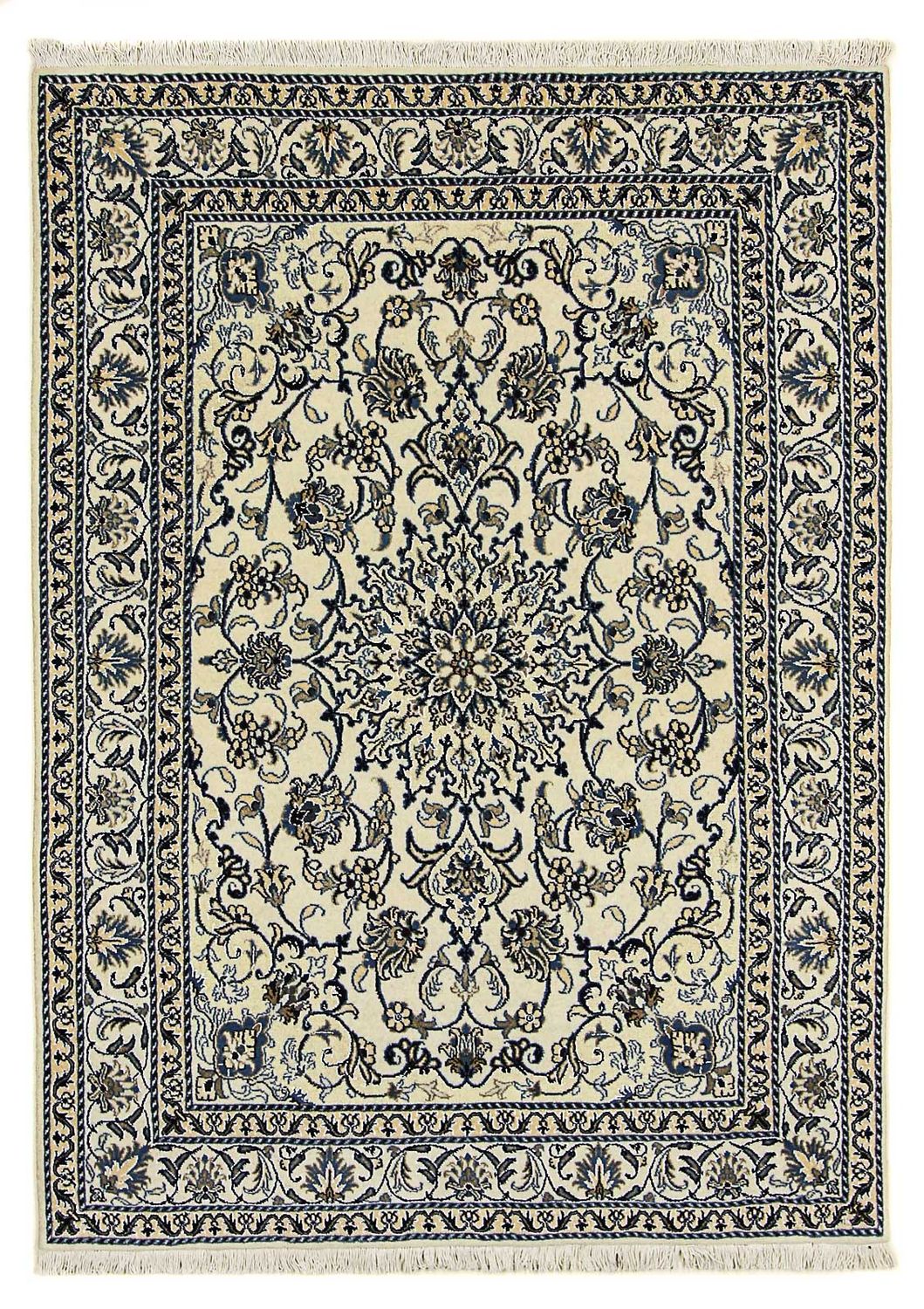 Persisk matta - Nain - 200 x 148 cm - beige