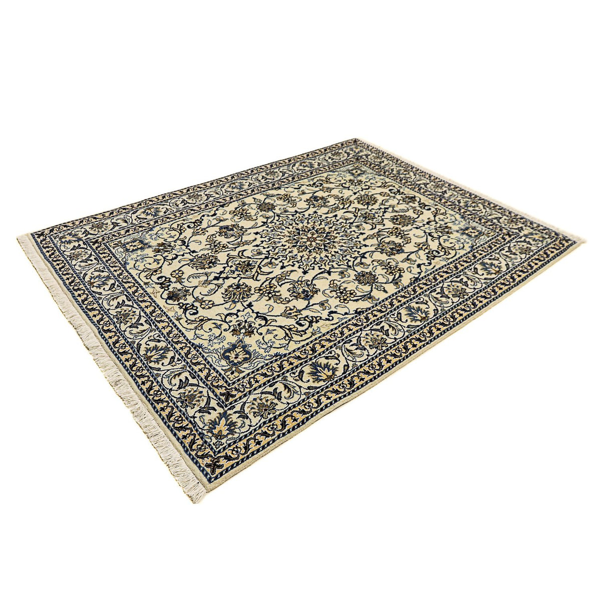 Persisk matta - Nain - 200 x 148 cm - beige