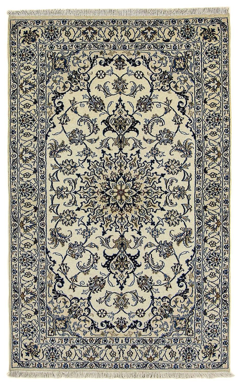 Persisk matta - Nain - 201 x 125 cm - beige