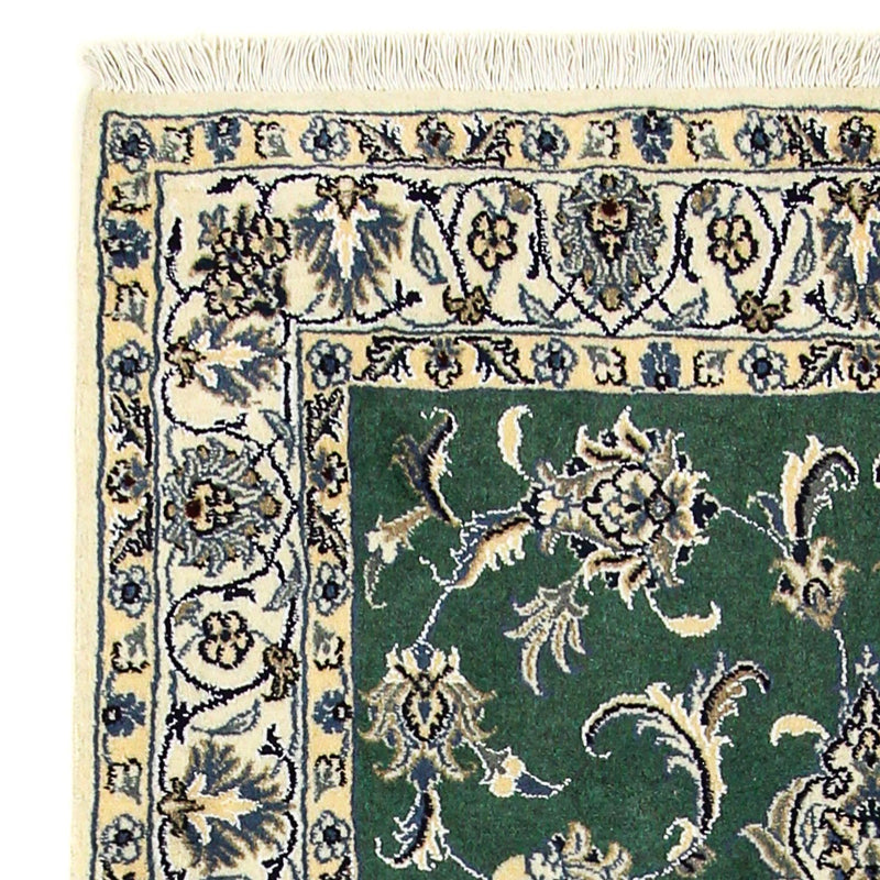 Persisk matta - Nain - 203 x 115 cm - mörkgrön