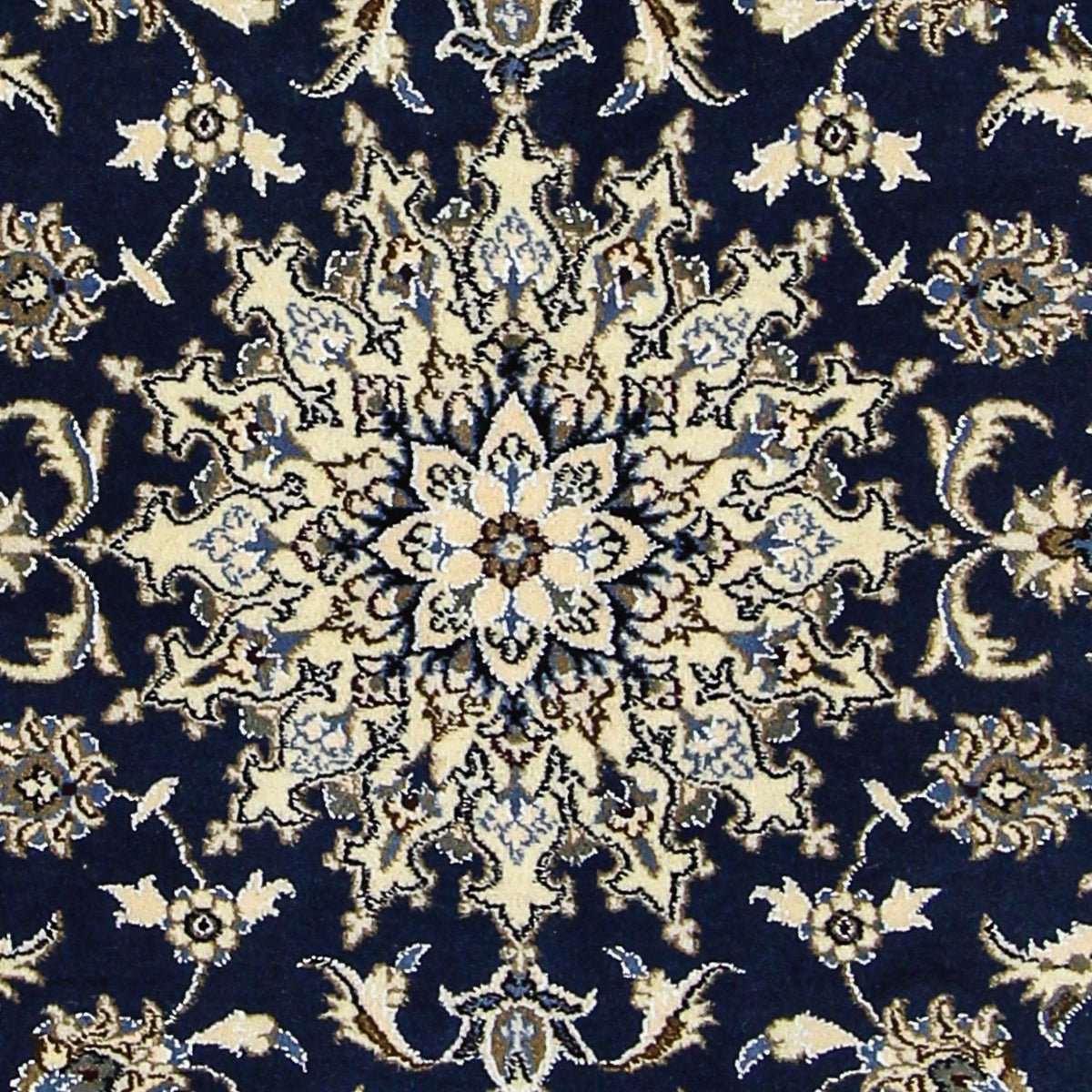 Persisk matta - Nain - 203 x 120 cm - mörkblå