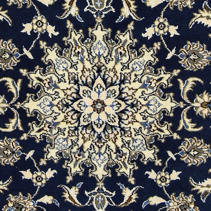 Persisk matta - Nain - 203 x 120 cm - mörkblå