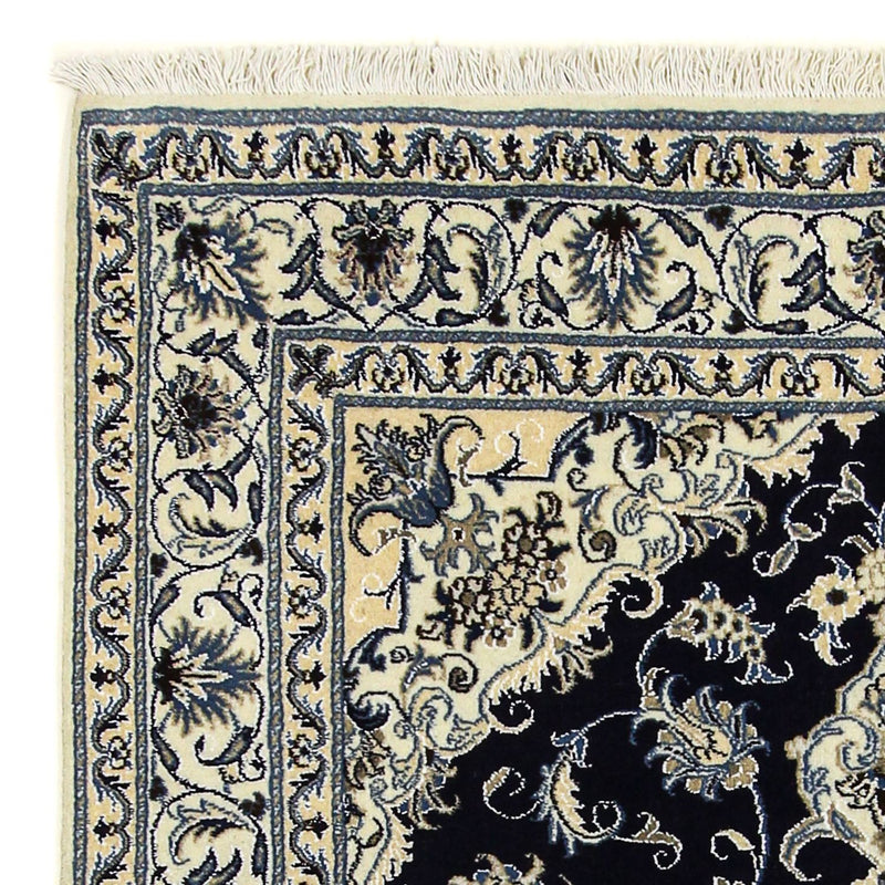 Persisk matta - Nain - 205 x 143 cm - mörkblå