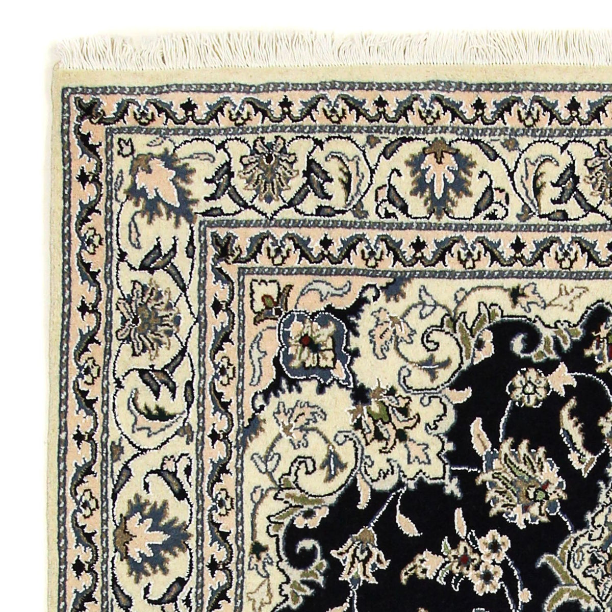 Persisk matta - Nain - 193 x 147 cm - mörkblå