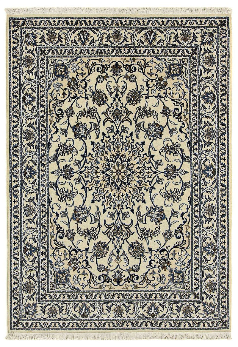 Persisk matta - Nain - 205 x 146 cm - beige