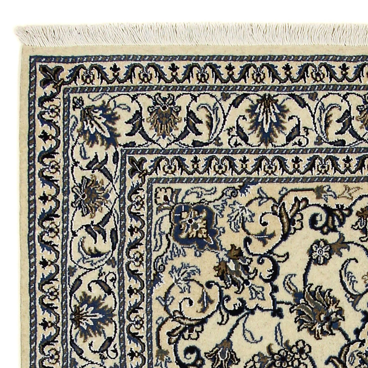 Persisk matta - Nain - 205 x 146 cm - beige