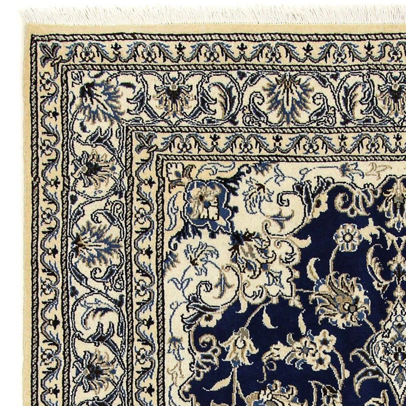 Persisk matta - Nain - 198 x 151 cm - mörkblå
