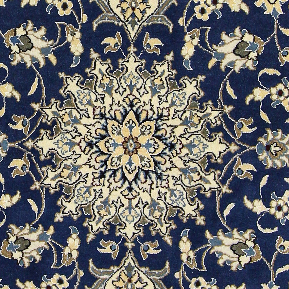 Persisk matta - Nain - 196 x 145 cm - mörkblå