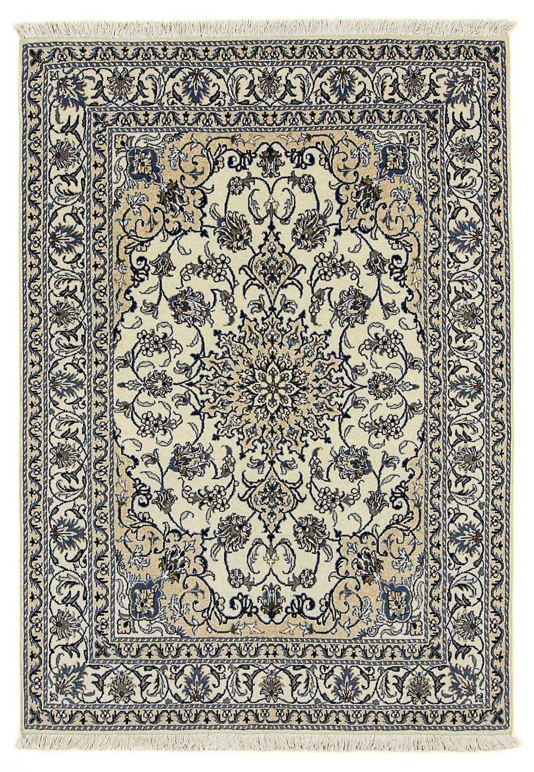 Persisk matta - Nain - 200 x 144 cm - beige