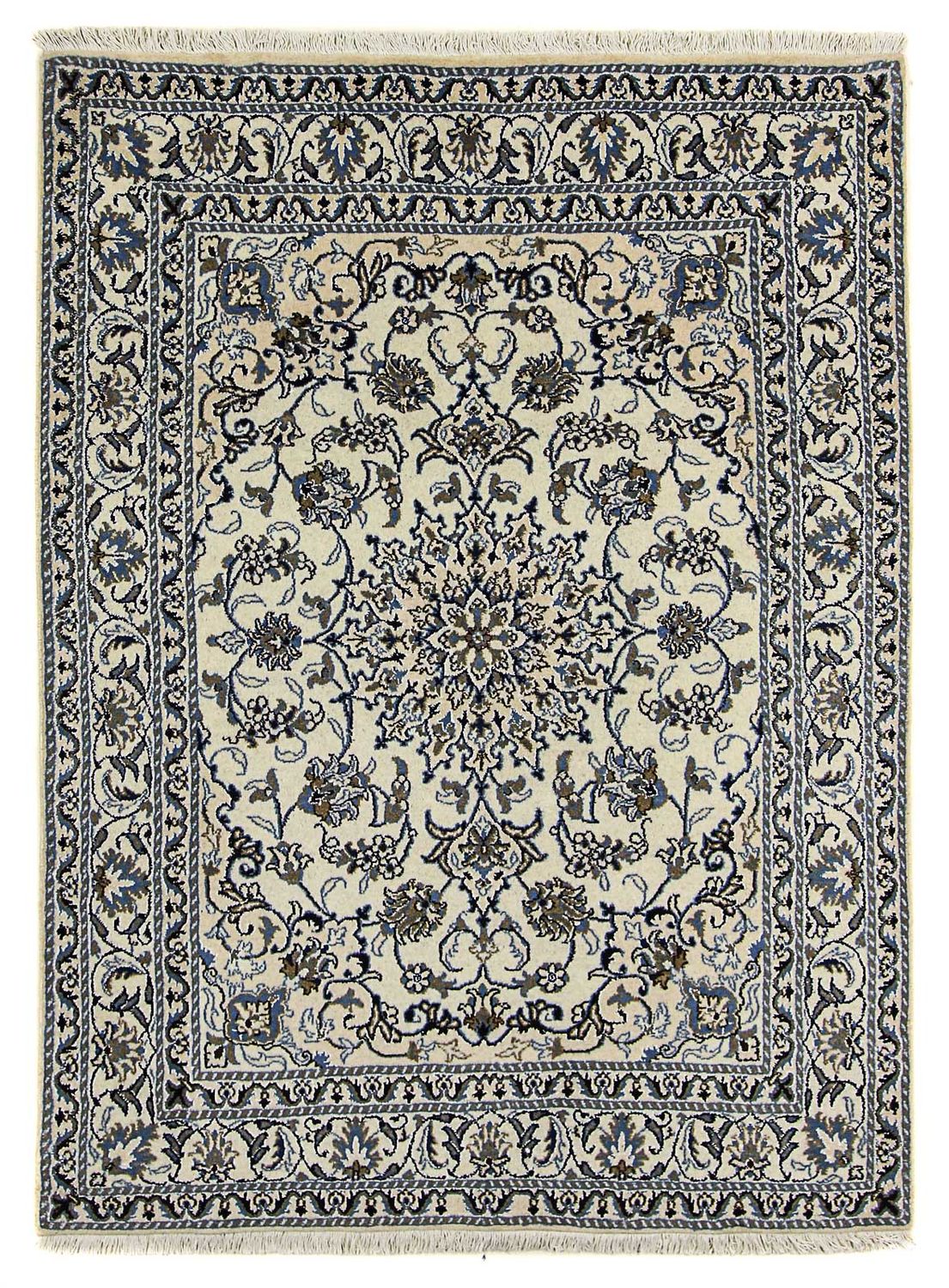 Persisk matta - Nain - 197 x 147 cm - beige