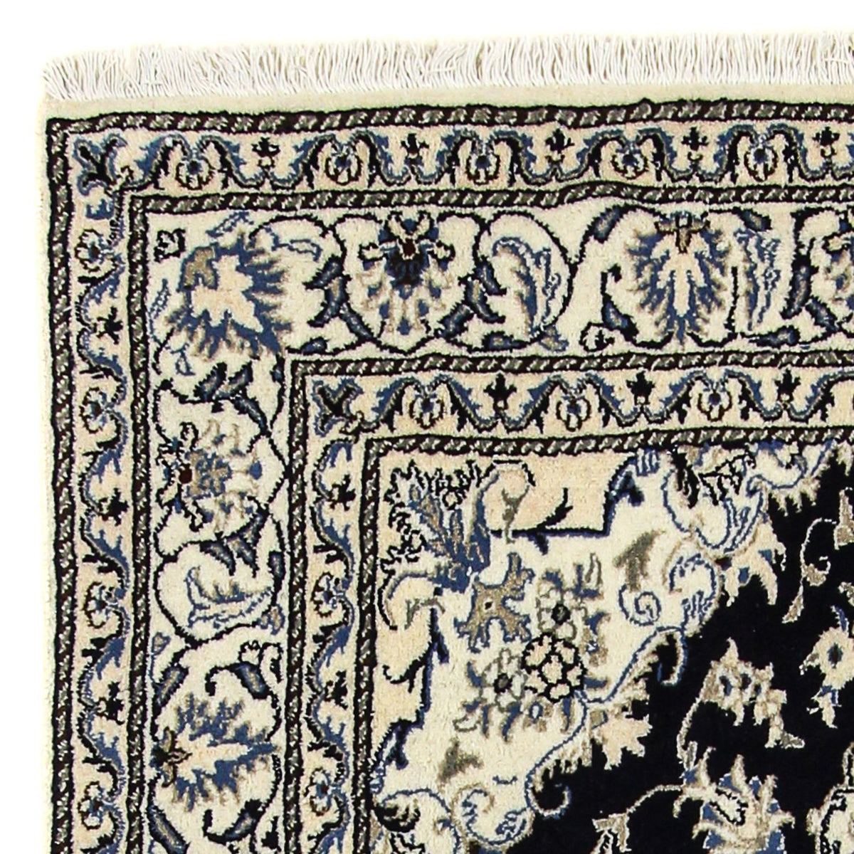 Persisk matta - Nain - 203 x 143 cm - mörkblå