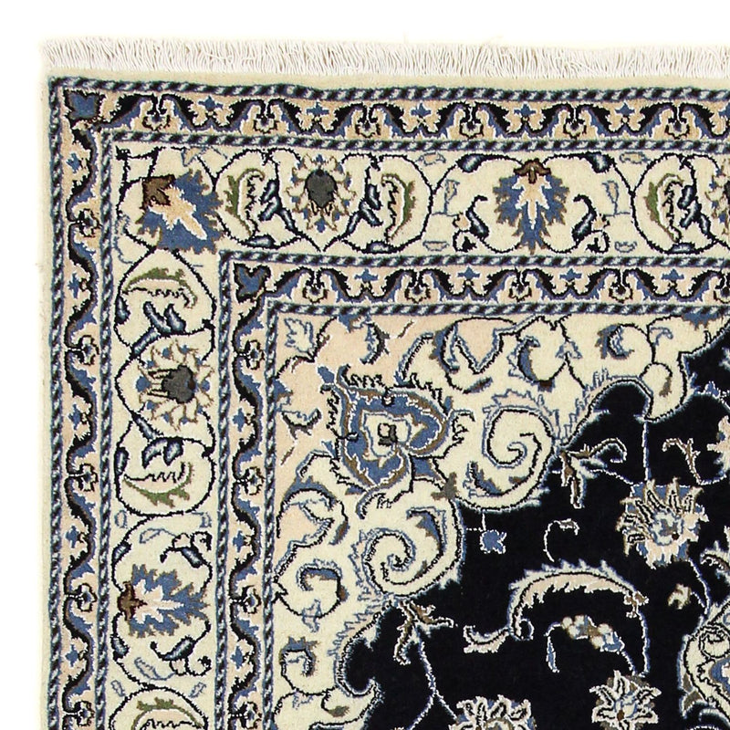 Persisk matta - Nain - 226 x 167 cm - mörkblå