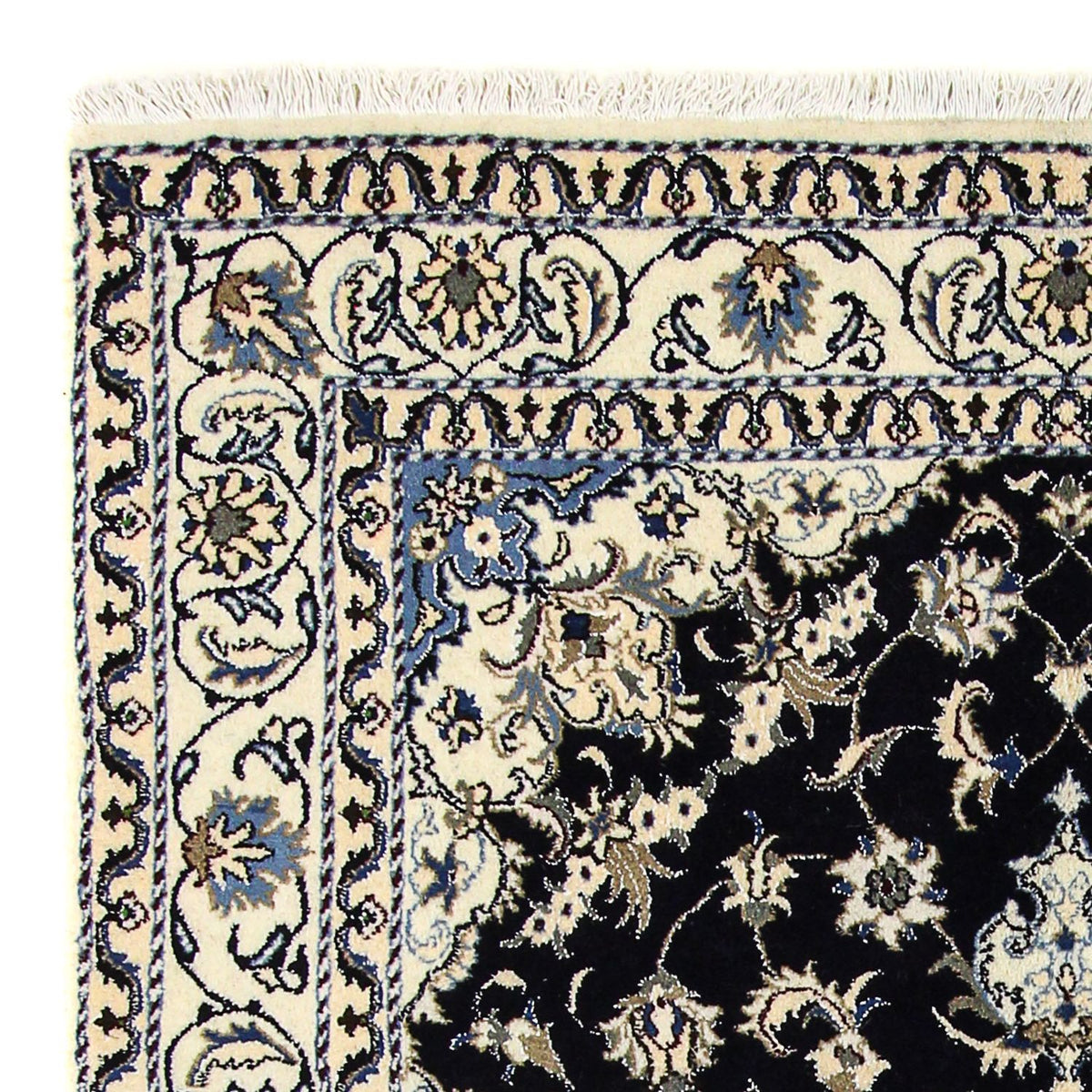 Persisk matta - Nain - 234 x 168 cm - mörkblå