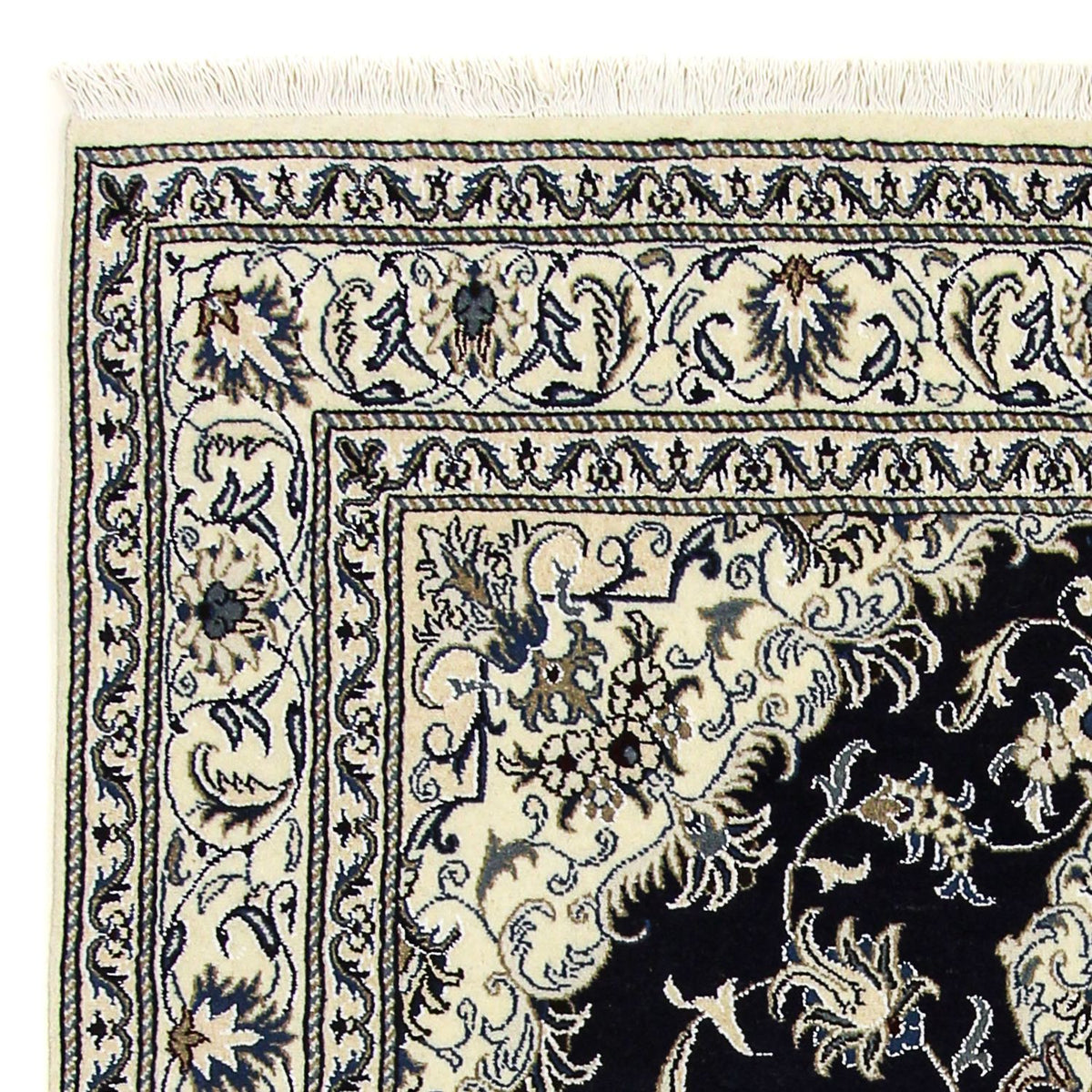 Persisk matta - Nain - 238 x 166 cm - mörkblå