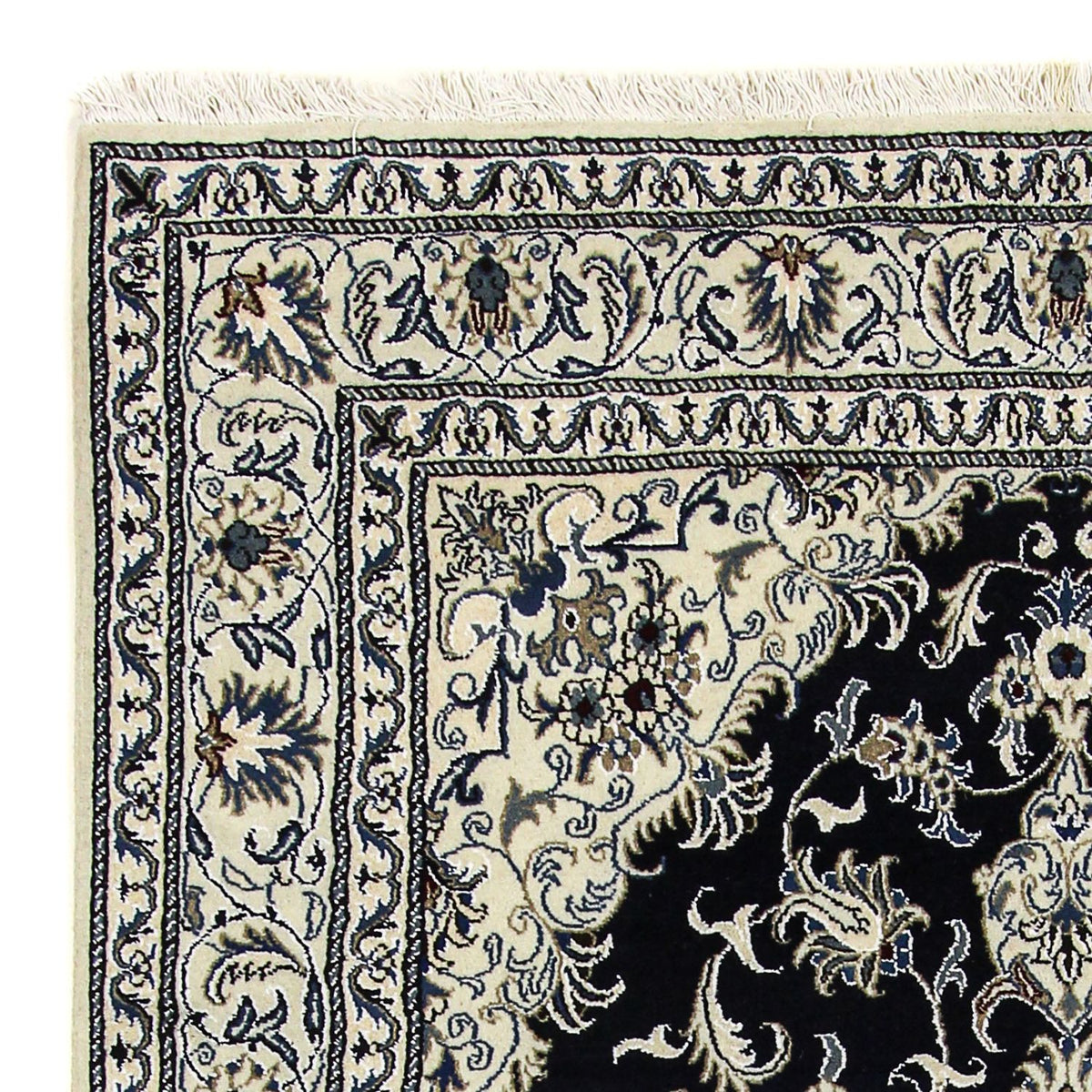 Persisk matta - Nain - 246 x 164 cm - mörkblå