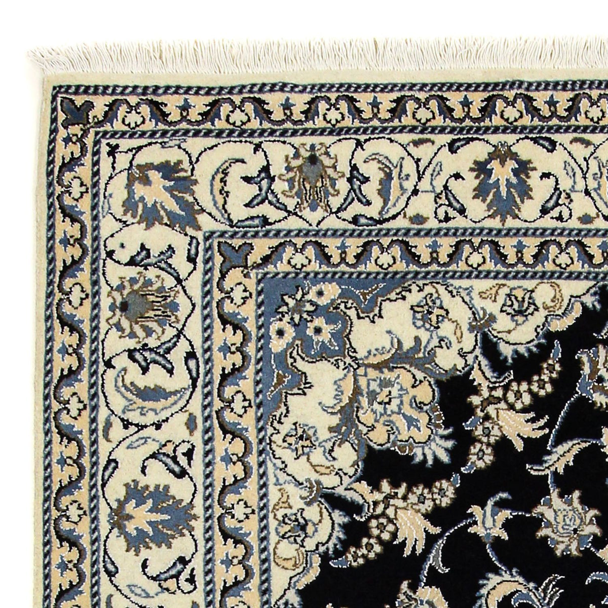 Persisk matta - Nain - 240 x 170 cm - mörkblå