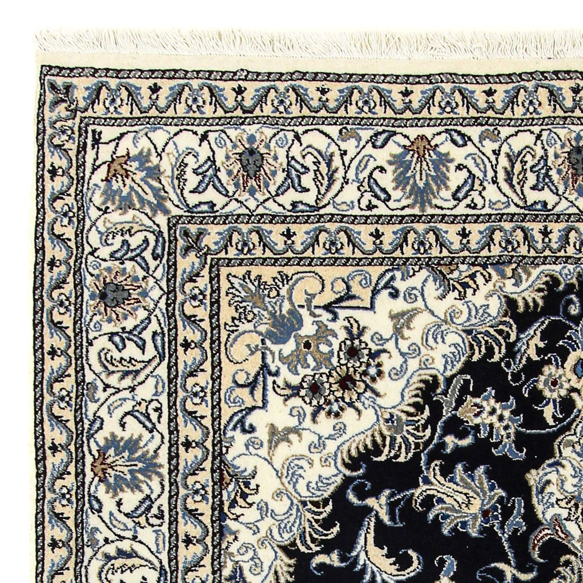 Persisk matta - Nain - 235 x 168 cm - mörkblå