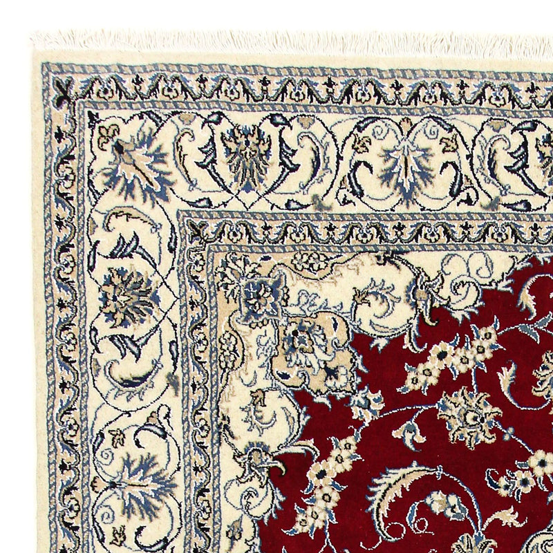 Persisk matta - Nain - 295 x 193 cm - mörkröd