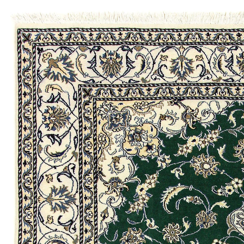 Persisk matta - Nain - 286 x 200 cm - mörkgrön