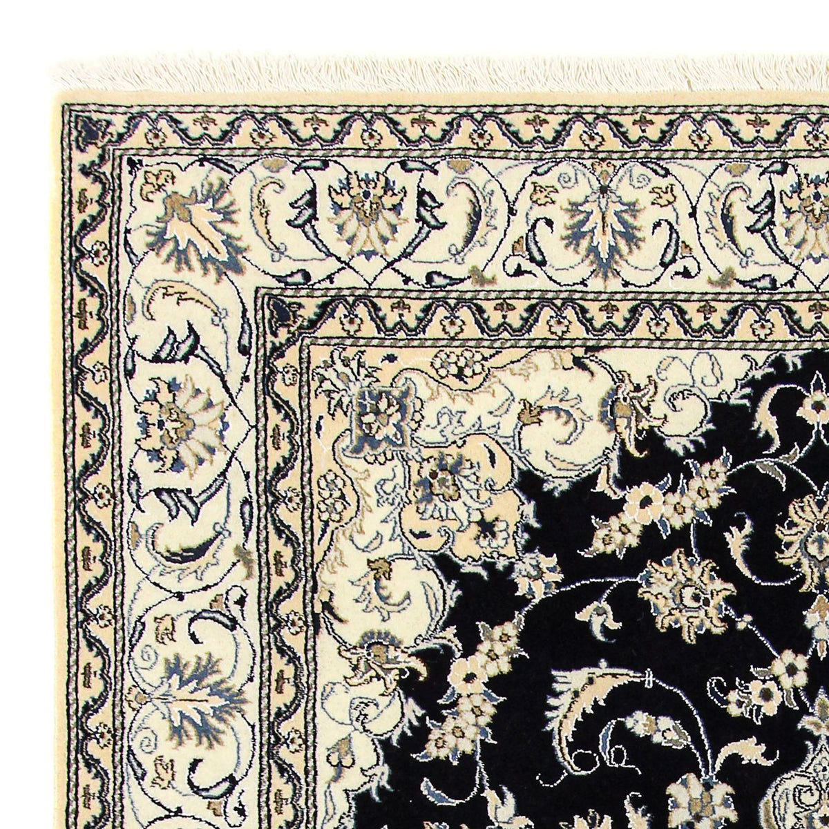 Persisk matta - Nain - 292 x 196 cm - mörkblå