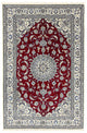 Persisk matta - Nain - 295 x 194 cm - mörkröd