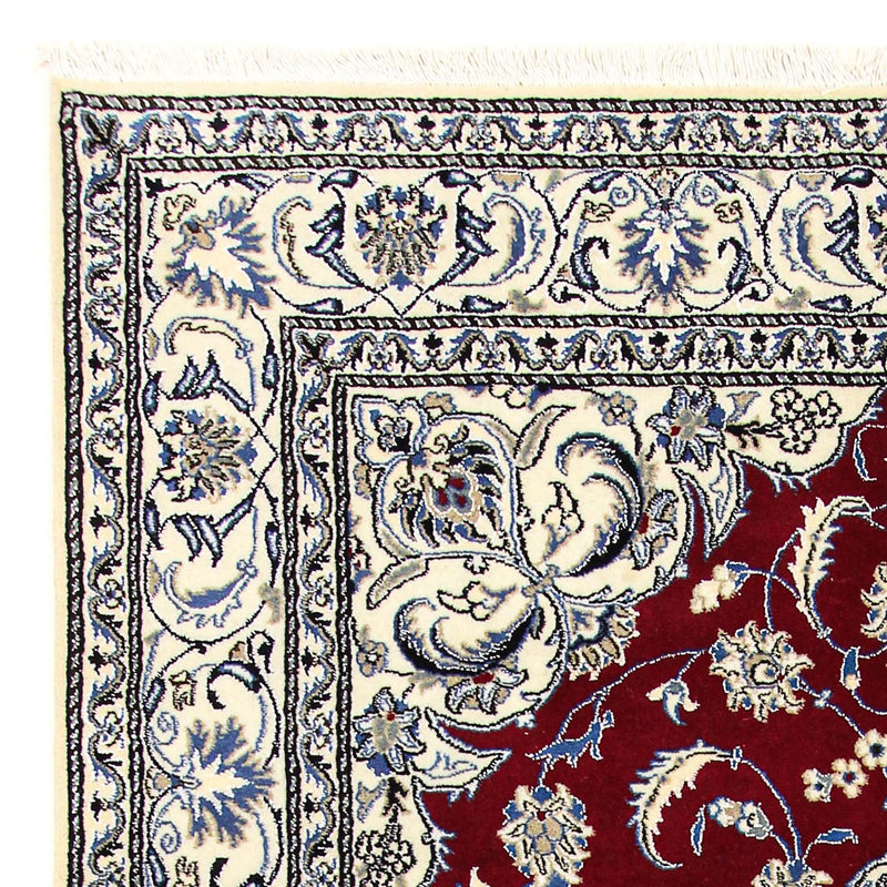 Persisk matta - Nain - 295 x 194 cm - mörkröd