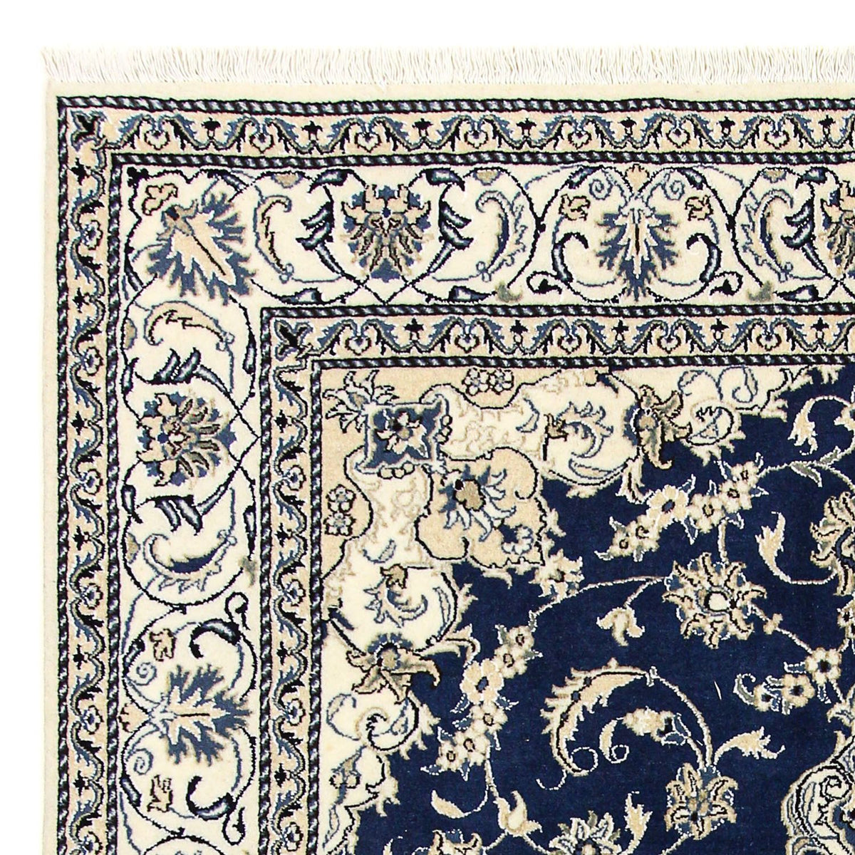 Persisk matta - Nain - 290 x 198 cm - mörkblå