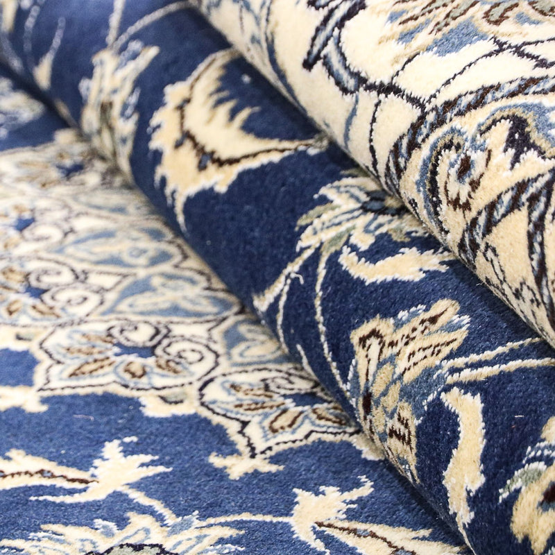 Persisk matta - Nain - 290 x 198 cm - mörkblå