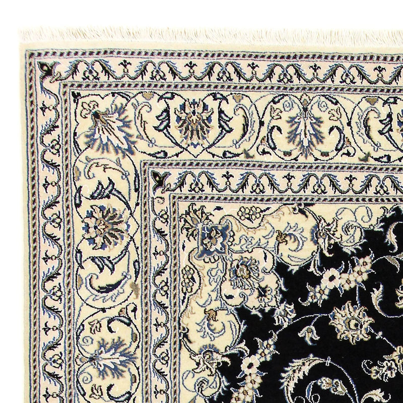 Persisk matta - Nain - 296 x 197 cm - mörkblå