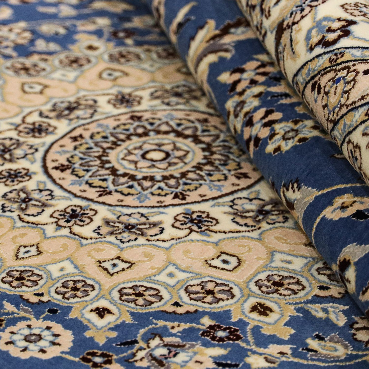 Persisk matta - Nain - Premium - 239 x 149 cm - blå