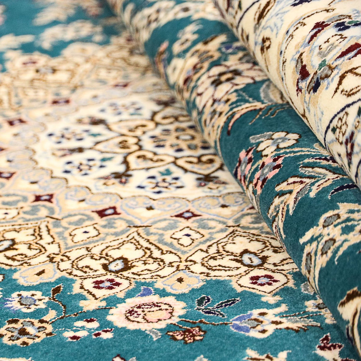 Persisk matta - Nain - Premium - 234 x 156 cm - mörkblå