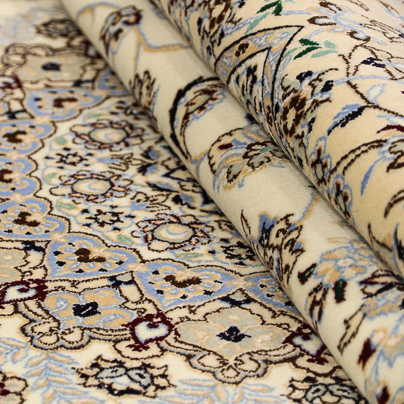 Persisk matta - Nain - Premium kvadrat  - 205 x 205 cm - beige