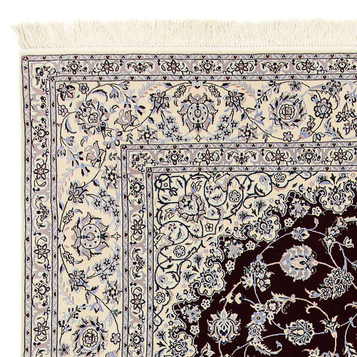 Persisk matta - Nain - Premium - 298 x 201 cm - mörkröd