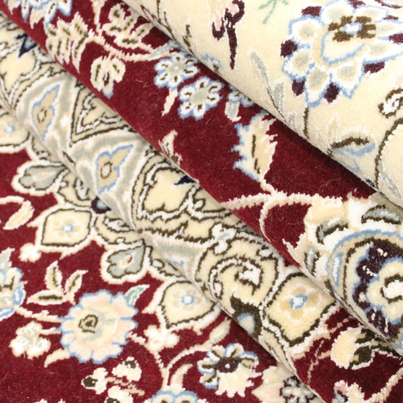 Persisk matta - Nain - Royal - 303 x 202 cm - rött vin