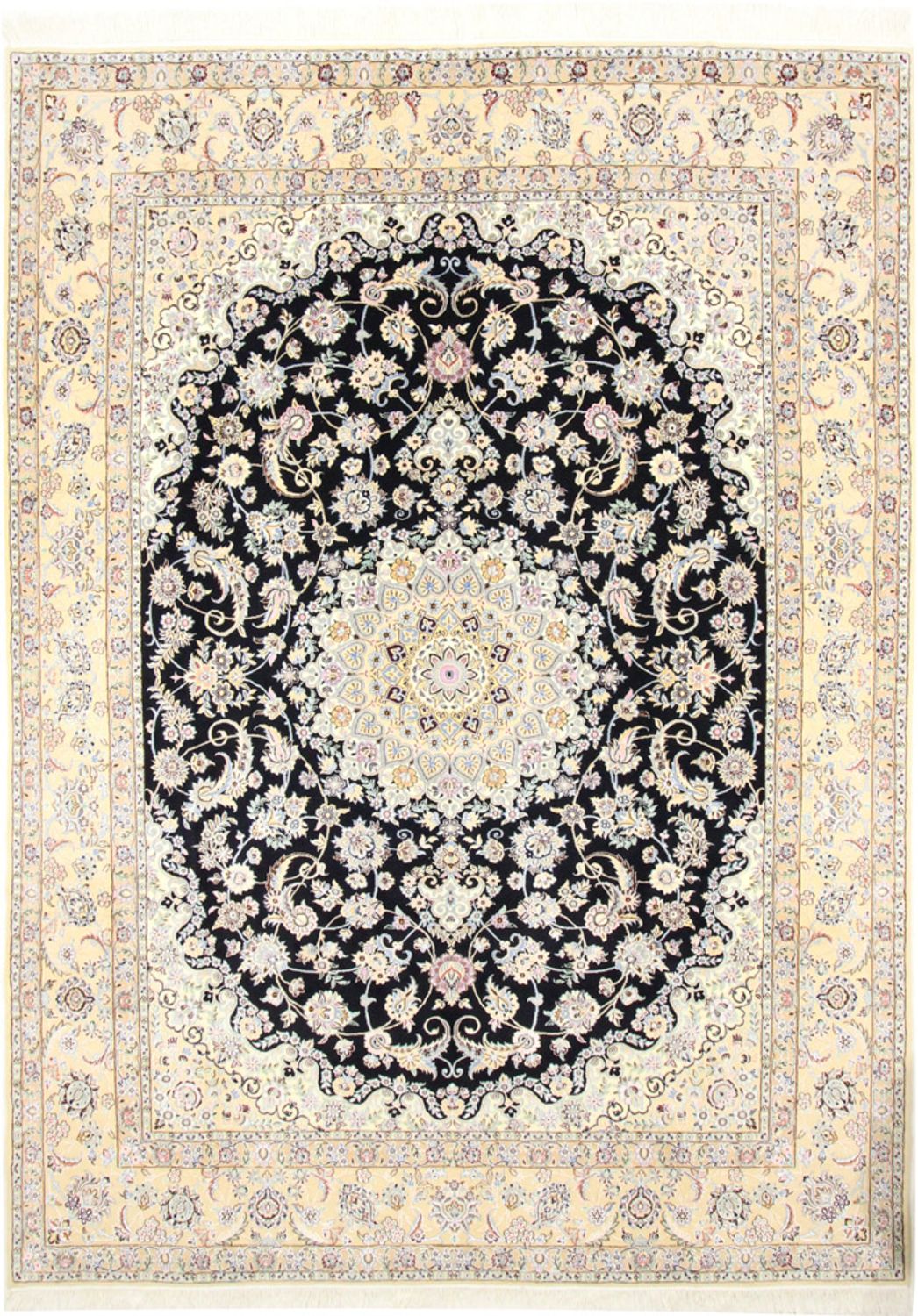 Persisk matta - Nain - Royal - 350 x 254 cm - mörkblå