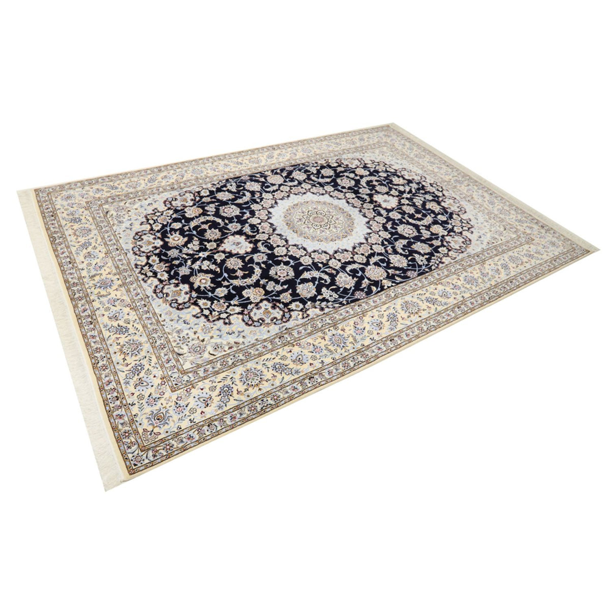 Persisk matta - Nain - Royal - 356 x 248 cm - mörkblå