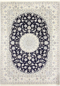 Persisk matta - Nain - Royal - 350 x 246 cm - mörkblå