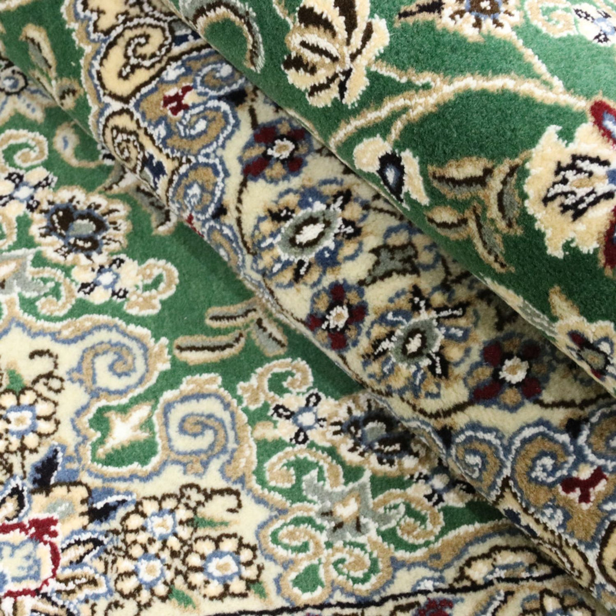 Persisk matta - Nain - Royal - 198 x 130 cm - grön