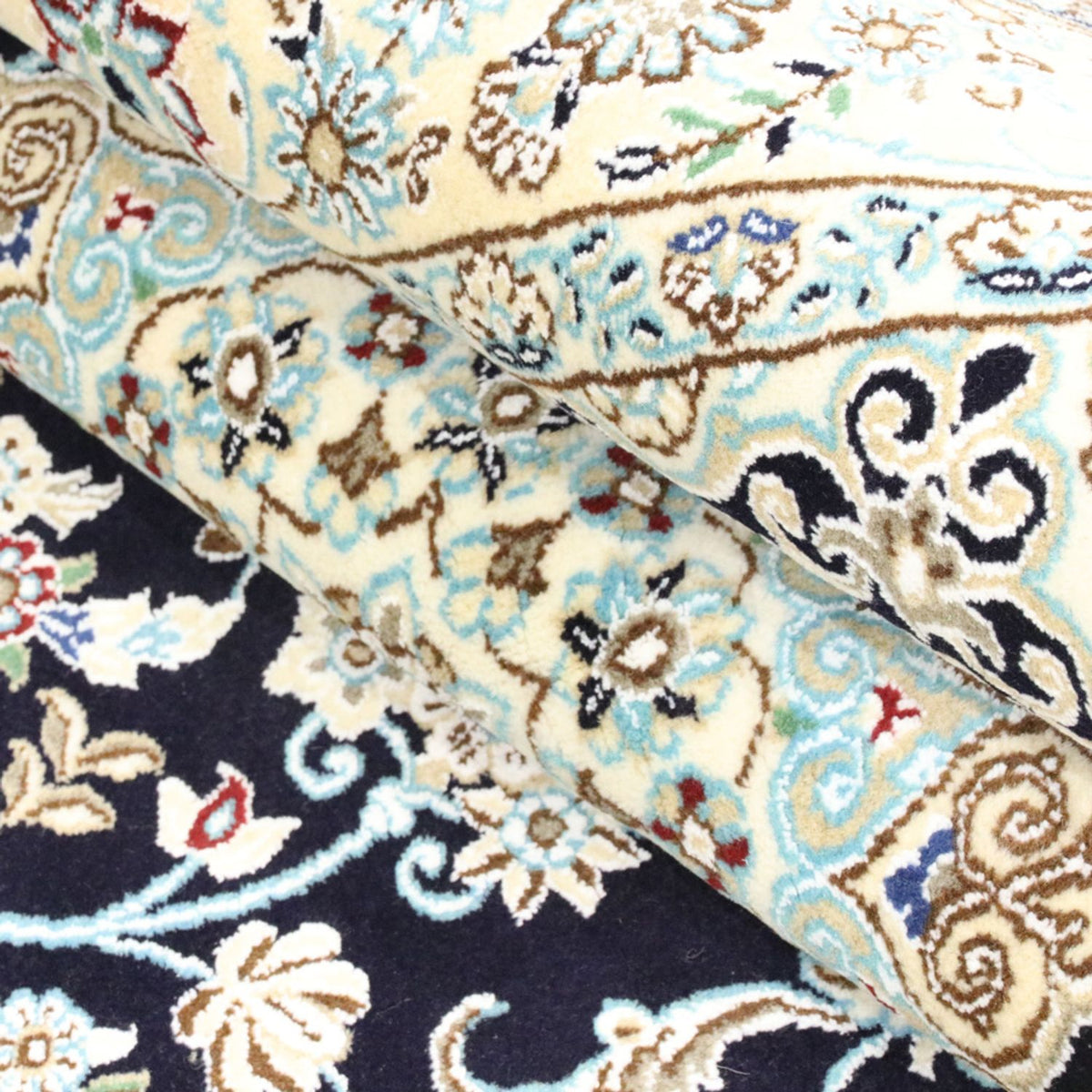 Persisk matta - Nain - Royal - 206 x 147 cm - rött vin