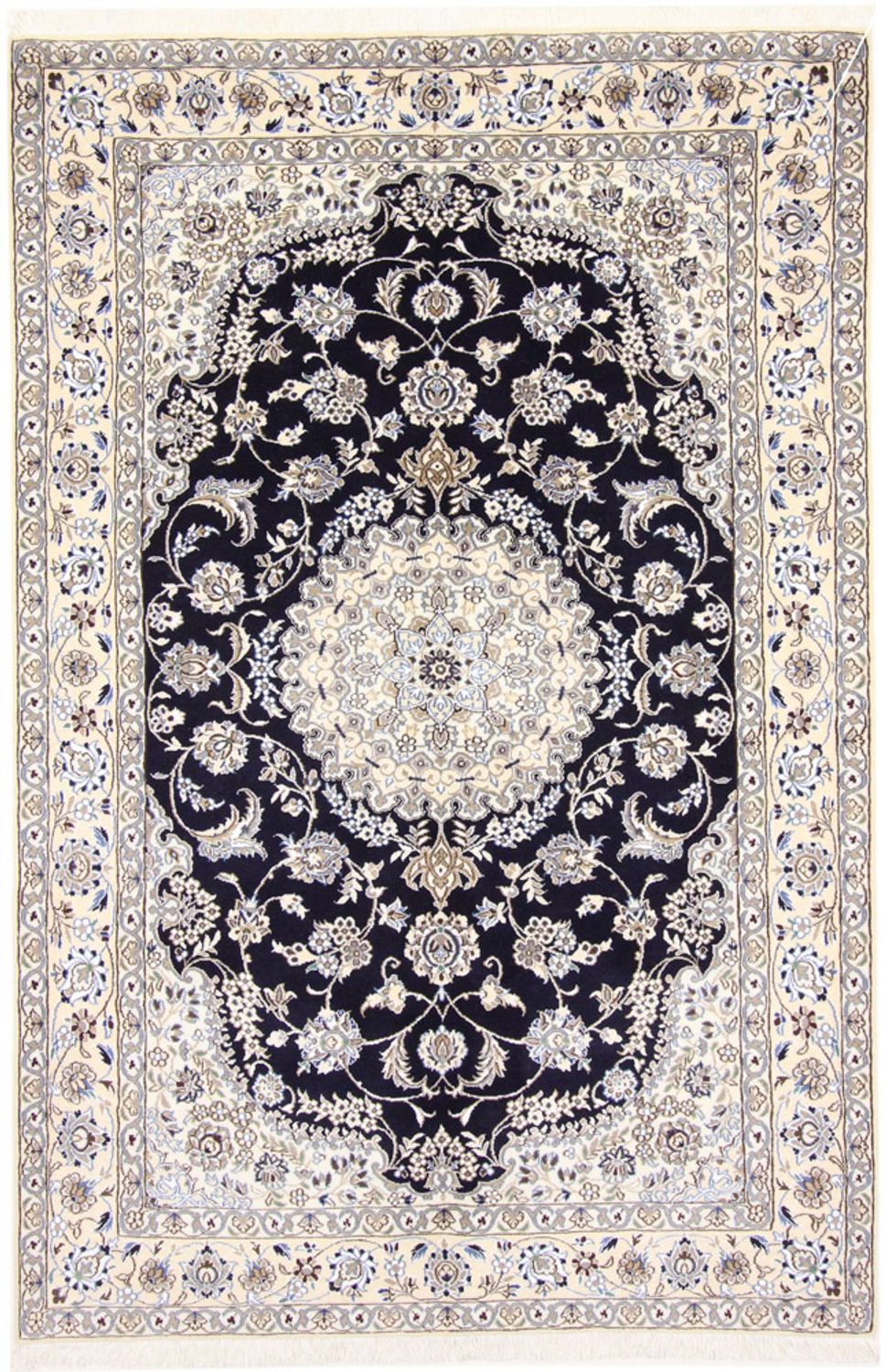 Persisk matta - Nain - Royal - 233 x 155 cm - rött vin