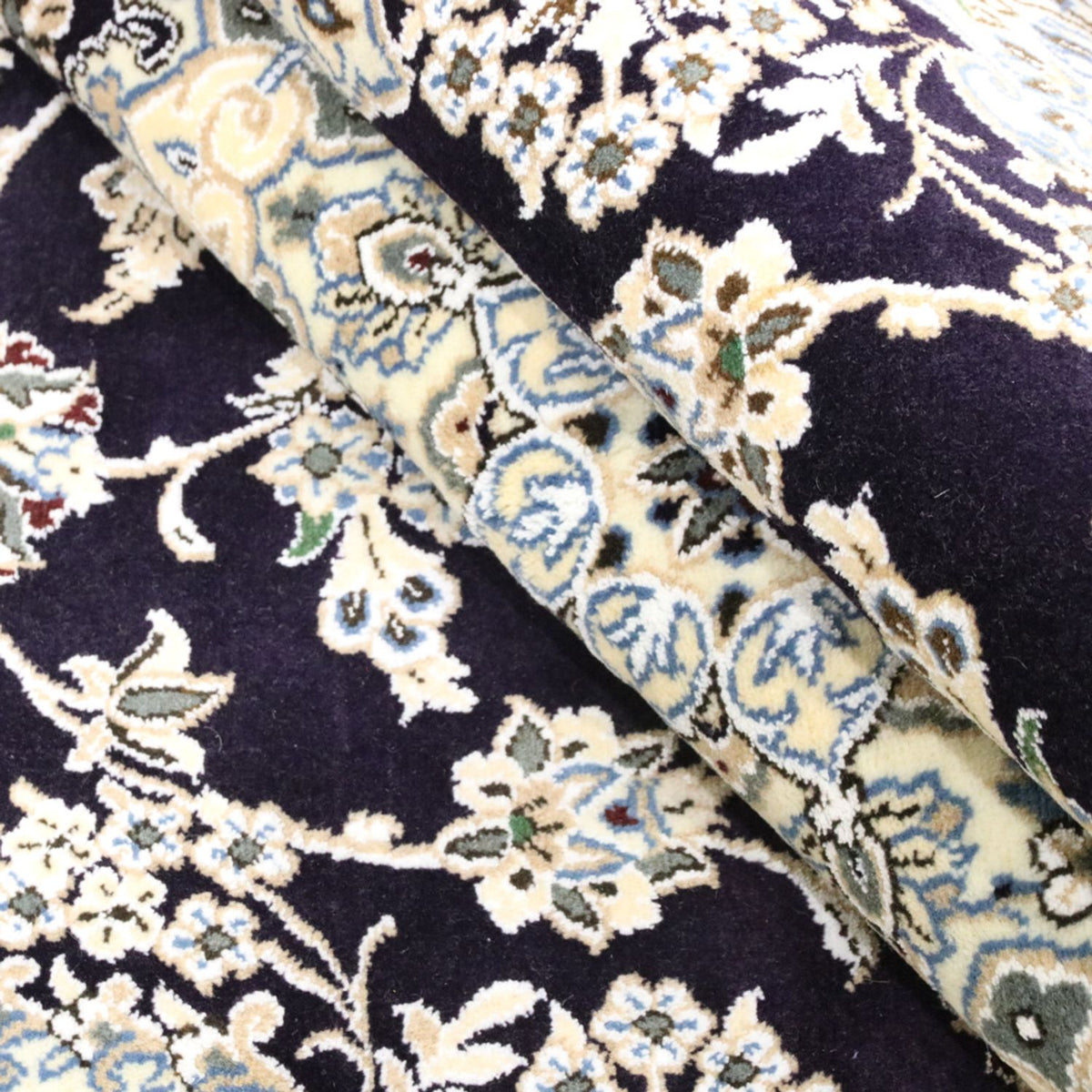 Persisk matta - Nain - Royal - 246 x 154 cm - mörkblå