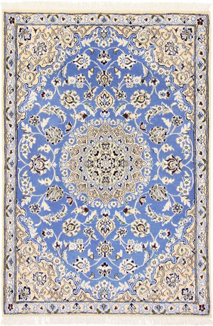 Persisk matta - Nain - Royal - 135 x 91 cm - blå