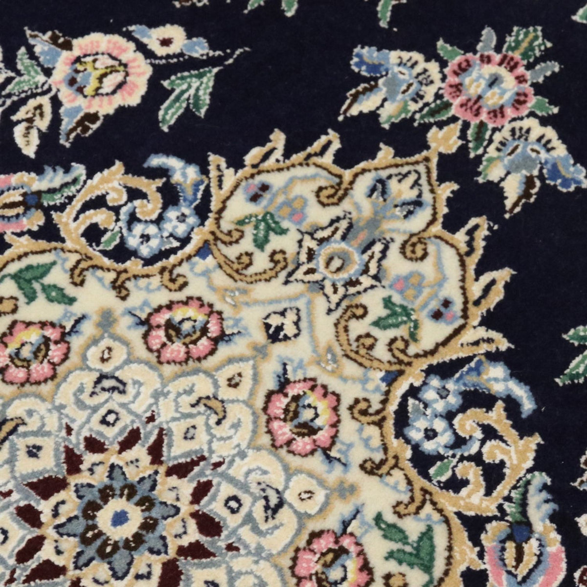 Persisk matta - Nain - Royal - 90 x 60 cm - mörkblå