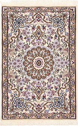 Persisk matta - Nain - Royal - 90 x 60 cm - beige